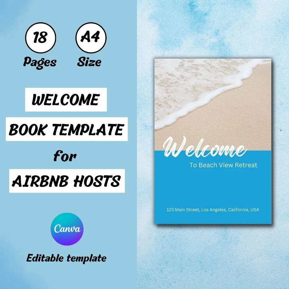 Guest Book : (Welcome) Guest Book for Vacation Home: guest book for  visitors,8.5 x 11 inch size Guest Log Book for Vacation Rental (Paperback)