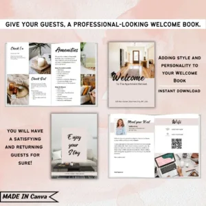 Airbnb welcome book Modern - Guest Book Template