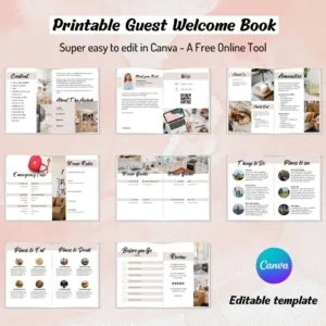 Airbnb welcome book Modern - Guest Book Template