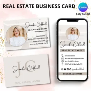 Real Estate Agent Business Card | Digital Business Cards For Realtors